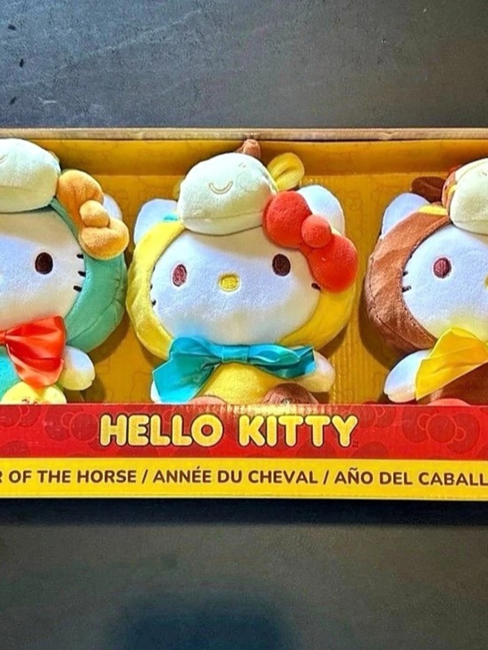 Hello Kitty Year of the Horse 2026 3-Pack 2026 Plush 3-Pack NWT